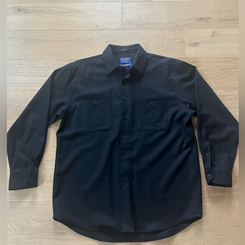 Pendleton Men's Black Button Down Shirt